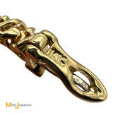 14K Yellow Gold 0.83ctw Round Brilliant Diamond Tennis Bracelet 6.75"