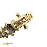 STS Jewelers Inc. 14K Yellow Gold 5.1ctw Tanzanite Marquise Tennis Bracelet