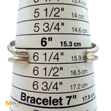 CRJ Little Yellowhorse Navajo Sterling Silver 925 Cuff Bracelet