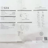 GIA Certified 14K White Gold 1.19ct Pear Brilliant Diamond 1.49ctw Ring Size 4