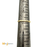 Antique 9k Two-tone Gold 0.58ct Ruby and 0.12ctw Diamond Art Deco Ring Size 6.75