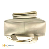 Vintage Chanel Double C Cream Lambskin Drawstring Flap Backpack