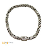 John Hardy Classic Icons 0.25ctw Diamond Sterling Silver 925 Bracelet