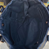 Vintage Chanel Black Quilted Cloudy Bundle East West Tote Bag 2005-2006