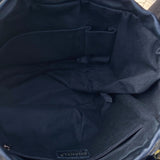 Vintage Chanel Black Quilted Cloudy Bundle East West Tote Bag 2005-2006