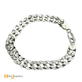 Sterling Silver 925 Curb Link Chain Bracelet Size 8.25