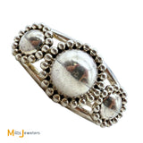 CRJ Little Yellowhorse Navajo Sterling Silver 925 Cuff Bracelet