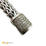 John Hardy Classic Icons 0.25ctw Diamond Sterling Silver 925 Bracelet