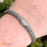 John Hardy Classic Icons 0.25ctw Diamond Sterling Silver 925 Bracelet