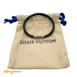 Louis Vuitton Damier Graphite Coated Canvas Keep It Bracelet M8152E