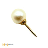 14K Yellow Gold Freshwater Pearl Tie Tack