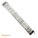 Vintage Betty Thomas Sanel Navajo Sterling Silver 925 Turquoise Link Bracelet 7"