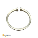 Tiffany & Co. 925 Tiffany T Square Cuff Bracelet Size Large