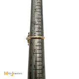 14K Yellow Gold 1.93ctw Garnet 3.12ctw Australian Opal Cluster Ring Size 6