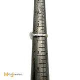 Legend Jewelry 14k White Gold 0.75ct Tanzanite and 0.11ct Diamond Bypass Ring Size 6.75