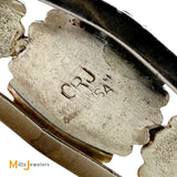 CRJ Little Yellowhorse Navajo Sterling Silver 925 Cuff Bracelet