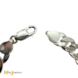 Sterling Silver 925 Curb Link Chain Bracelet Size 8.25