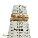 Vintage Tiffany & Co. 18K Rose Gold 0.10ct Diamond Ribbon Wrap Bracelet