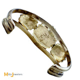 CRJ Little Yellowhorse Navajo Sterling Silver 925 Cuff Bracelet