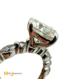 GIA Certified 14K White Gold 1.19ct Pear Brilliant Diamond 1.49ctw Ring Size 4