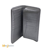 chanel silver wallet interior