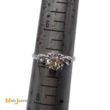 14Kwg GIA-Certified 1.17ct Old European Brilliant Cut Diamond Ring Size 6.75
