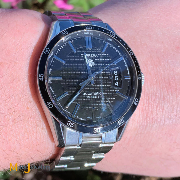 Tag Heuer Carrera Calibre 5 Automatic 39mm Stainless Steel Men’s Watch W211M