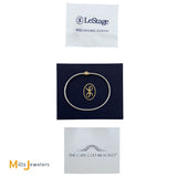 LeStage Cape Cod 14K Yellow Gold Sterling Silver Bangle Bracelet