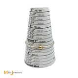 LeStage Cape Cod 14K Yellow Gold Sterling Silver Bangle Bracelet