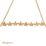 18K Rose Gold 1.79ctw Diamond Slave Bracelet