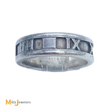 Vintage Tiffany & Co. Atlas Ring 925 Sterling Silver Size 7.25