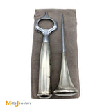 Vintage Cartier 925 Sterling Silver Bottle Opener and Ice Pick Made By John Hasselbring