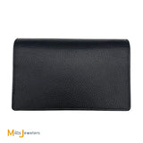 Gucci GG Marmont Black Leather Wallet On Chain