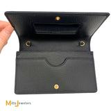 Gucci GG Marmont Black Leather Wallet On Chain