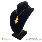 14K Yellow Gold Minnie Mouse Pendant