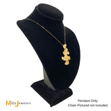 14K Yellow Gold Minnie Mouse Pendant