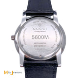 Gucci 5600M 40mm Mechanical Black Crocodile Men's Watch