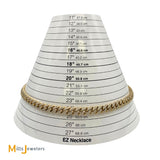 10K Yellow Gold 21.84ctw Diamond 11mm Cuban Link Chain Necklace 24 Inch