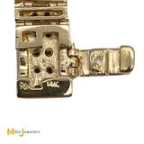 14K Yellow Gold Double Row 1.95ctw 130 Diamond Tennis-Style Bracelet