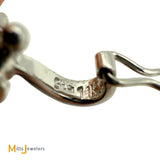 14K White Gold 2.79ct Pearl and 0.09ctw Diamond Dangle Enhancer Pendant