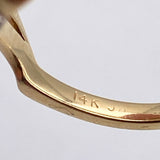 14K Yellow Gold Multi-Stone 1.90ctw Round Brilliant Diamond Ring Size 7