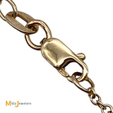 14K Yellow Gold Cleopatra 1.70ctw Dripping Diamond 7-Station 16-Inch Necklace