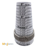 14K White Gold 12.42ctw Round Brilliant Diamond Mens Tennis Bracelet