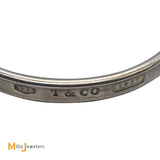 Tiffany & Co. 1837 Sterling Silver 925 Bangle Bracelet