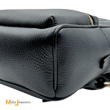 Gucci Pebbled Calfskin Leather Black Soho Backpack