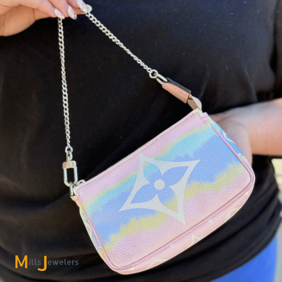 Louis Vuitton Monogram Escale Mini Pochette Pastel Multicolor Handbag 2020 M69269