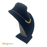 Signed Misahara 18K Yellow Gold .12ct Diamond Gilded Charm Necklace