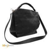 Louis Vuitton Babylone BB Black Mahina Leather Satchel 2015