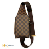Vintage Louis Vuitton Damier Ebene Geronimos Crossbody Bag 2005 N51994