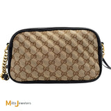 Gucci GG Marmont Matelasse Monogram Canvas Small Crossbody Bag
